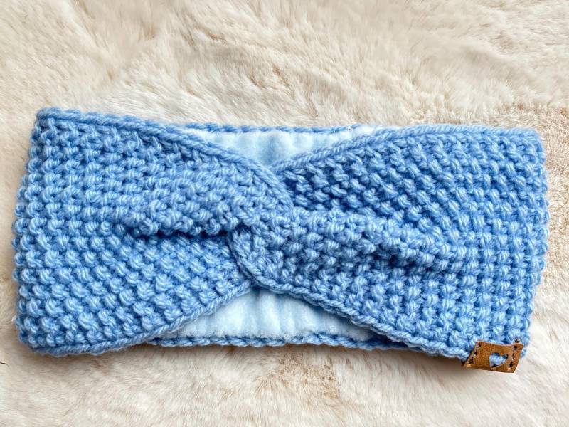 stirnband Mit Twist, Damen von YunaStrickwaren