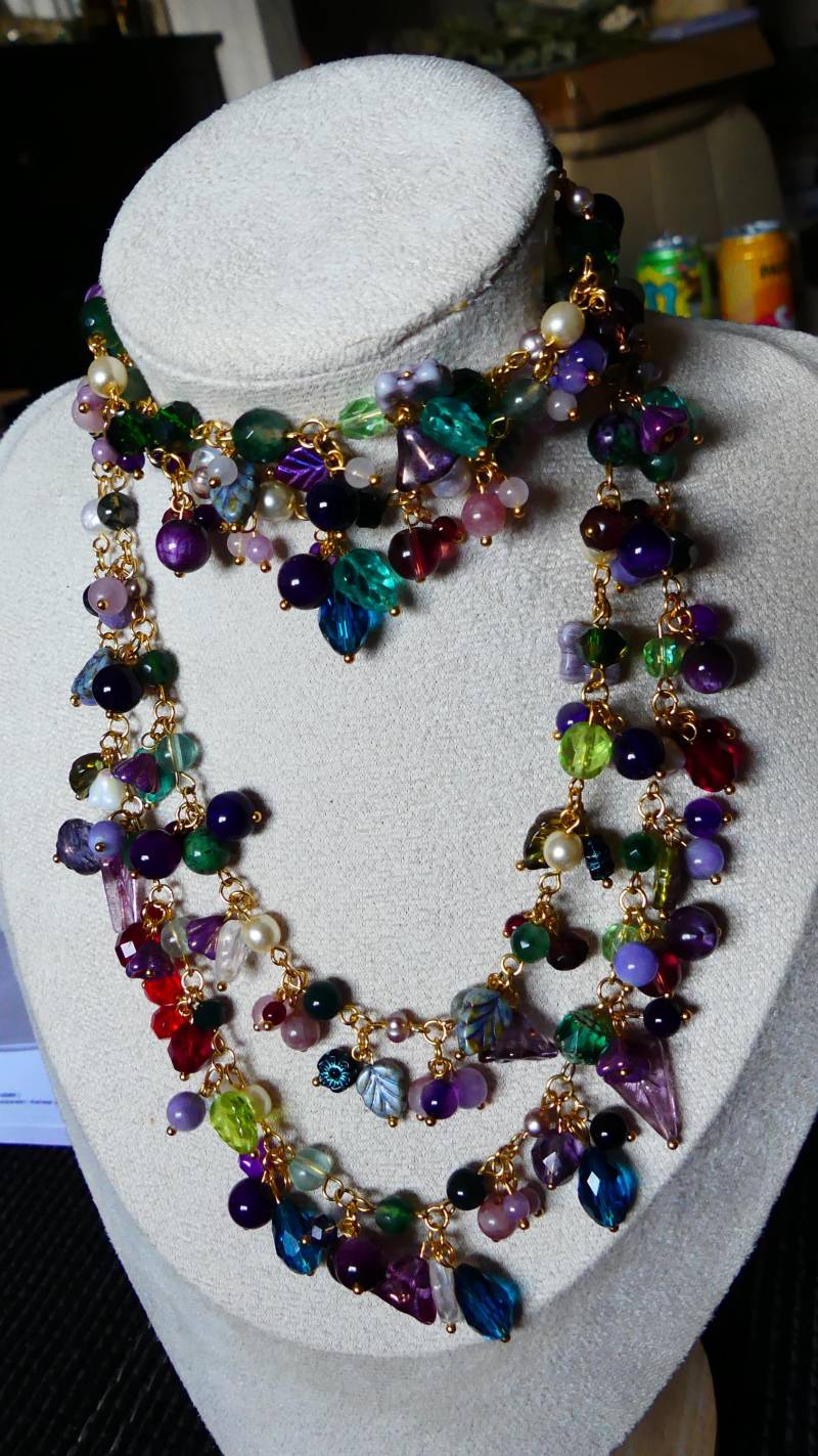 Custom Jewelry Set Handmade High Quality Gift For Women Custom Order Jewellery Glass Beads Pearls. Your Dream von YunasVampireInn