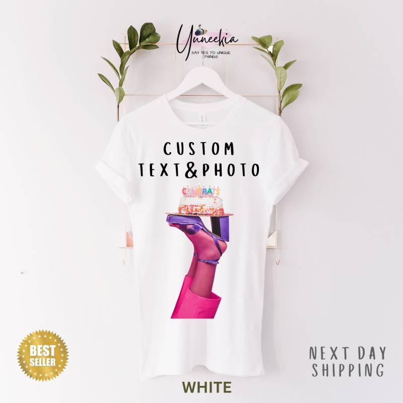 Schreiben Sie Ihren Benutzerdefinierten Text Oder/Und Fügen Ihr Foto-Shirt Hinzu, Personalisierter Bodysuit Kleinkind-Jugend-Shirt von Yuneekia
