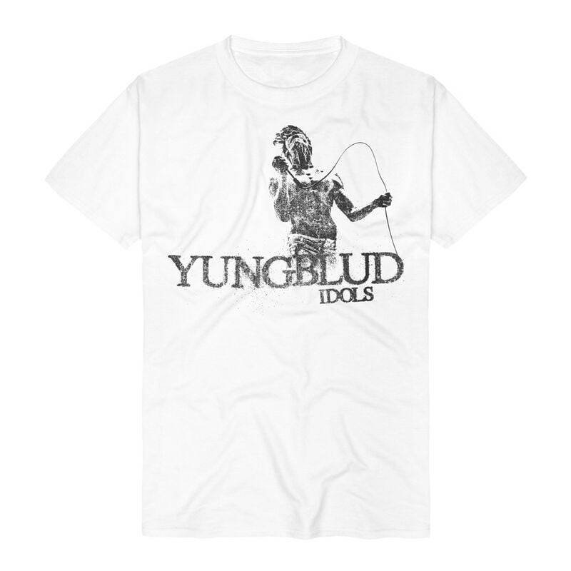 Yungblud T-Shirt - Idols Microphone - S bis 3XL - für Männer - Größe M - weiß  - Lizenziertes Merchandise! von Yungblud