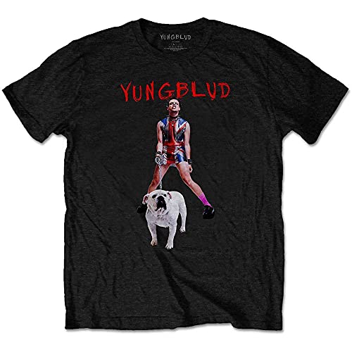 Yungblud T Shirt Strawberry Lipstick Logo Nue offiziell Herren von Yungblud