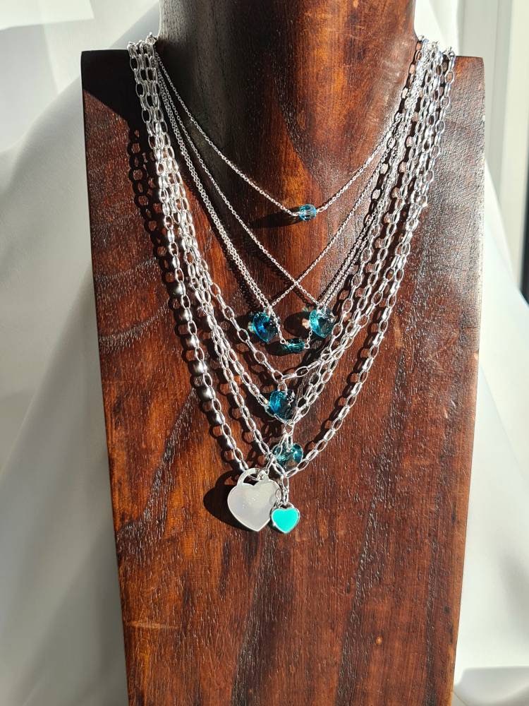 Herzkette Türkis Silber Herzkette Türkis Silber von YuniqaShop
