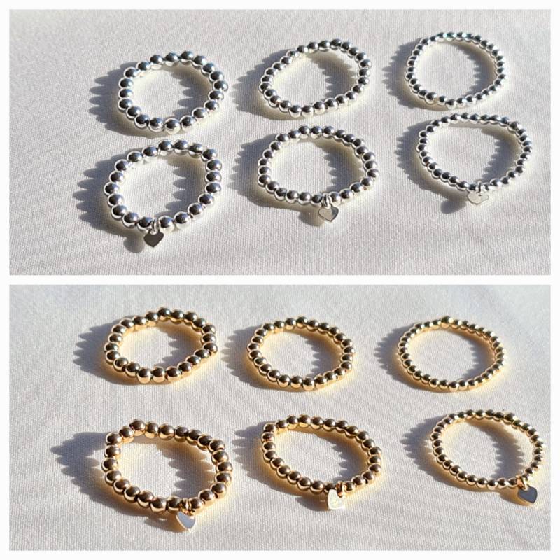 Pearl Rings Goldfilled Silver Waterproof von YuniqaShop