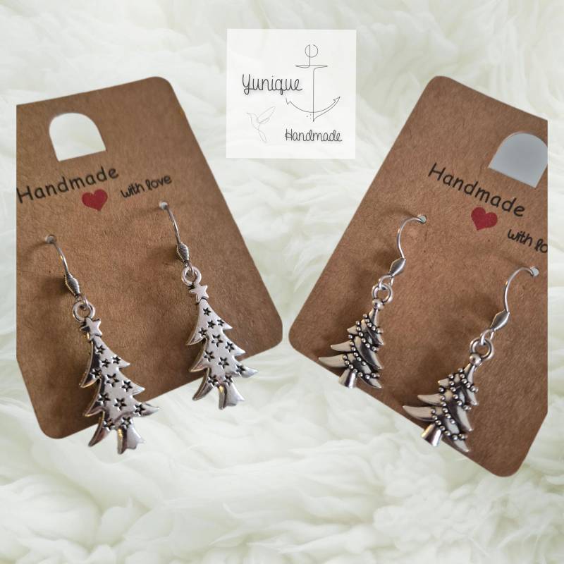 Handgefertigte Ohrringe Mit Weihnachtsbaum - Anhänger Geschenkidee von YuniqueHandmade