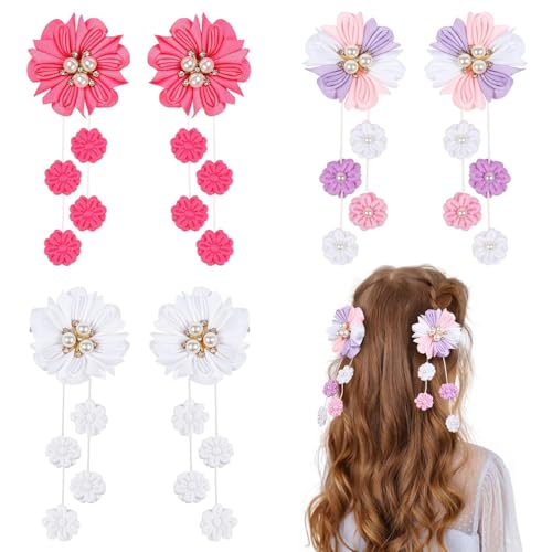 Yunxiao88 Blumen-Haarschleifen für Mädchen, Haarschmuck für Mädchen, Blumenschleifen-Clips, Haarschmuck für Kleinkinder, Kinder, Ripsband, Blume mit Krokodilklemmen, 6 Stück Yunxiao88 Blumen-Haarschleifen für Mädchen, Haarschmuck für Mädchen, Blumenschleifen-Clips, Haarschmuck für Kleinkinder, Kinder, Ripsband, Blume mit Krokodilklemmen, 6 Stück von Yunxiao88