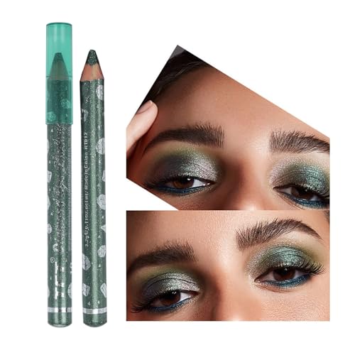 12 Farbiges Lidschatten Stick, Weiche Cremige Matte Schimmer Bleistift Hervorhebung Pigmentierter Glänzender Lidschatten Bleistift Wasserdichter Classy Lidschatten Glitzer Geschenk für Frauen von Yunyahe