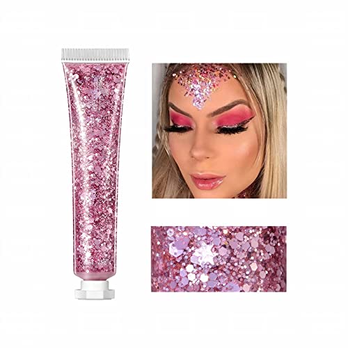 6 Farben Diamant-Glitter Flüssiger Glitzer Metallic Lidschatten zum Aufhellen der Wasserdichtes Liquid Eyeliner mit Funkeln Glitzer Finish Glattes Schimmer Augen Make-up Geschenk für Frauen von Yunyahe