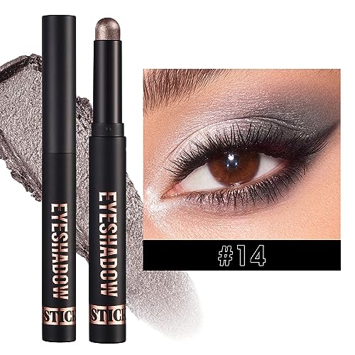 8 Farben Lidschatten Stick, Weiche Cremige Matte Schimmer Lidschatten Bleistift Crayon Hervorhebung Pigmentierter Glänzender Lidschatten Bleistift Wasserdichter Classy Lidschatten Stift von Yunyahe