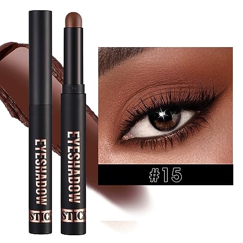 8 Farben Lidschatten Stick, Weiche Cremige Matte Schimmer Lidschatten Bleistift Crayon Hervorhebung Pigmentierter Glänzender Lidschatten Bleistift Wasserdichter Classy Lidschatten Stift von Yunyahe