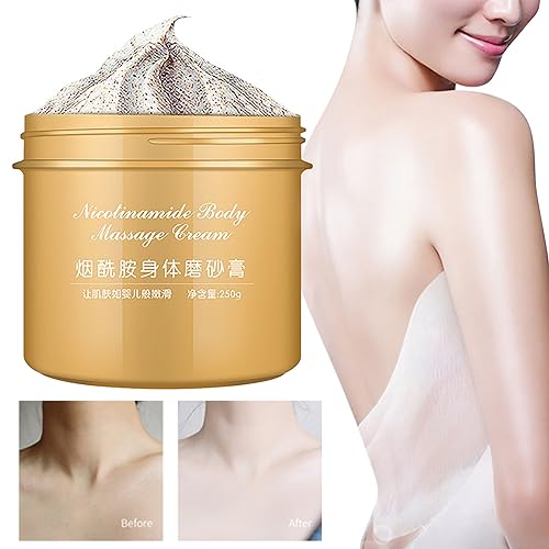 Körperpeeling Body Scrub, Peeling Scrub Facial Light Tiefenreinigendes Körperpeeling Körperpeeling aus Meersalz für Dusche und Sauna, Naturkosmetik für Damen und Männer, 250ml von Yunyahe