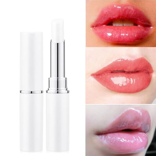 Lippenpflege Lip Balm Lippenbalsam Feuchtigkeitsspendender Lippenbalsam Rissige Weniger Lippen Verblassen Lippenlinien Lippenpflegeprodukte Verwenden Sie Vor Dem Lippenpflege Bio (White, One Size) von Yunyahe