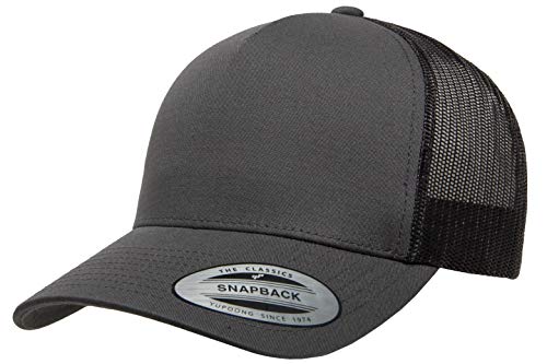 Yupoong Herren Yp Classics 5-Panel Retro Trucker Cap Hut, Dunkelgrau, Einheitsgröße Yupoong Herren Yp Classics 5-Panel Retro Trucker Cap Hut, Dunkelgrau, Einheitsgröße von Yupoong