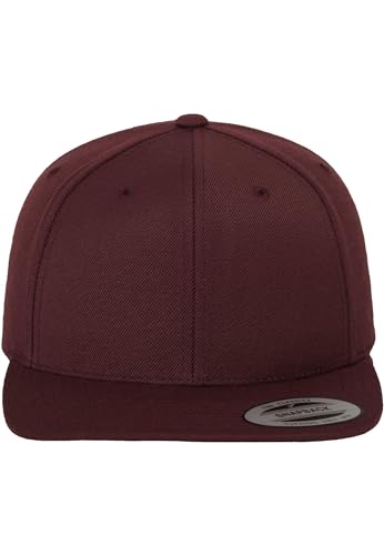 Yupoong Unisex Classic Snapback Cap Kappe, maroon, Kids von Flexfit