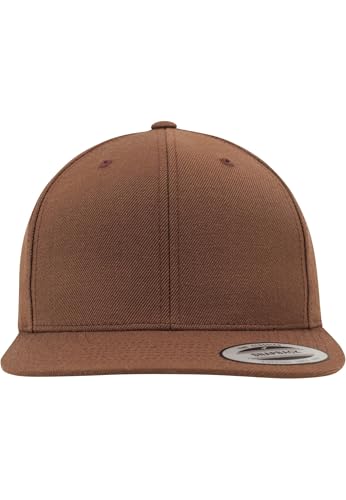 Yupoong Unisex Classic Snapback Cap Kappe, tan, Einheitsgröße von Flexfit