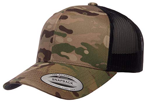 Yupoong Unisex Yp Classics Multicam Retro Trucker Cap Verschluss, Einheitsgröße von Yupoong