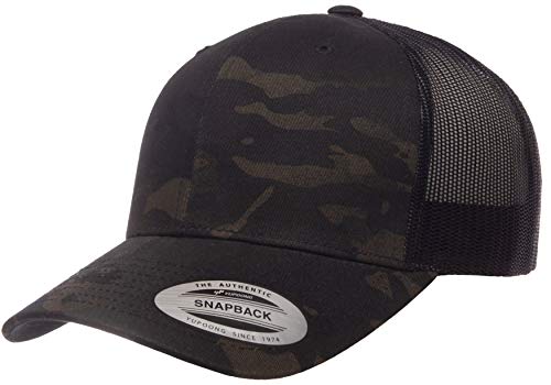 Yupoong Unisex YP Classics Retro Trucker Cap Verschluss, Multicam Schwarz, Einheitsgröße Yupoong Unisex YP Classics Retro Trucker Cap Verschluss, Multicam Schwarz, Einheitsgröße von Yupoong