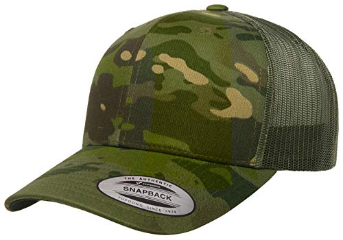 Yupoong Unisex Yp Classics Multicam Retro Trucker Cap Verschluss, Tropic/Green, Einheitsgröße Yupoong Unisex Yp Classics Multicam Retro Trucker Cap Verschluss, Tropic/Green, Einheitsgröße von Yupoong
