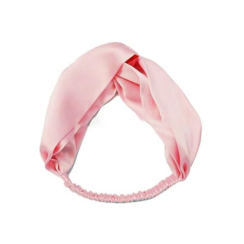 Yurosiay Elastisch Haarband Seide Damen 100% Reine Maulbeerseide 19 Momme Stirnband Haarbänder Breit Haarschmuck Satin Mädchen Stirnbänder Headband Bandana von Yurosiay