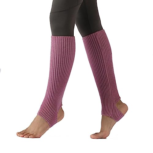 Yurosiay Gestrickte Ballett Stulpen 43cm Tanzstulpen Mädchen Damen Winter Warm Beinstulpen Strick Mit Fersenloch Weich Legwarmer Beinwarmer Stulpen für Yoga Ballett Tanz Fitness Lila Yurosiay Gestrickte Ballett Stulpen 43cm Tanzstulpen Mädchen Damen Winter Warm Beinstulpen Strick Mit Fersenloch Weich Legwarmer Beinwarmer Stulpen für Yoga Ballett Tanz Fitness Lila von Yurosiay