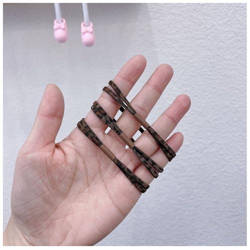 Yurosiay Leopard Haarband nahtloses Pferdeschwanz-Halter Bequemes Elastisches Zopf-Haarband Haarschmuck Für Damen Und Mädchen Leopardenmuster von Yurosiay