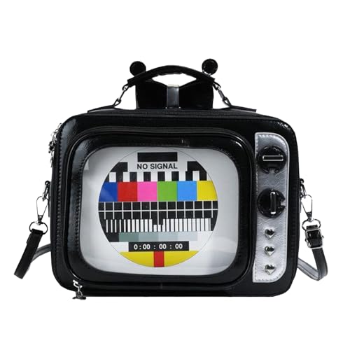 Yurosuis Schultertasche | Fernsehform Schultertasche | Stylisch Multifunktional Leicht Für Unterwegs Reisen Studio Zuhause Frauen Pendeln Mädchen Alltag von Yurosuis