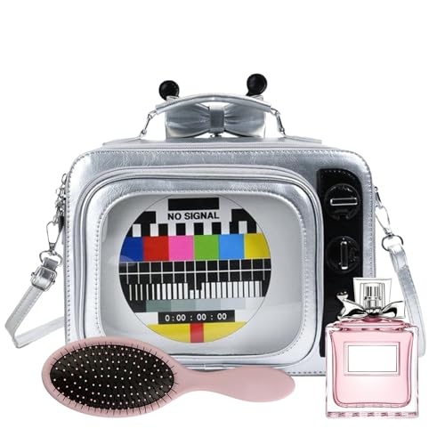 Yurosuis Umhängetasche - Fernsehform Schultertasche | Stylisch Multifunktional Leicht Für Unterwegs Reisen Studio Zuhause Frauen Pendeln Mädchen Alltag von Yurosuis