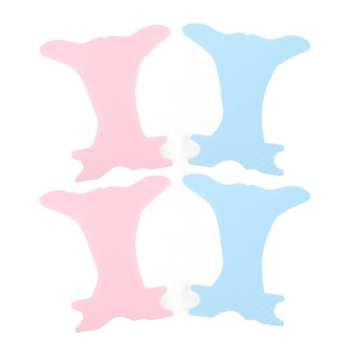 Yusat Augenbrauen-Schablonen-Set, 4 Stück, Multifunktionale Augenbrauen-Formschablonen, Eyeliner-Zeichenwerkzeuge Zum Zeichnen von Augenbrauen, Eyeliner, Lippenlinien von Yusat