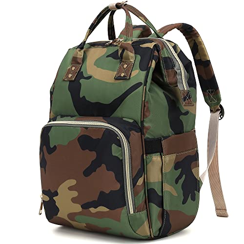 Camo Laptop-Rucksack für Damen und Herren, 15,6 Zoll College Schulrucksack Büchertasche für Arbeit/Schule/Reisen/Business von Yusudan