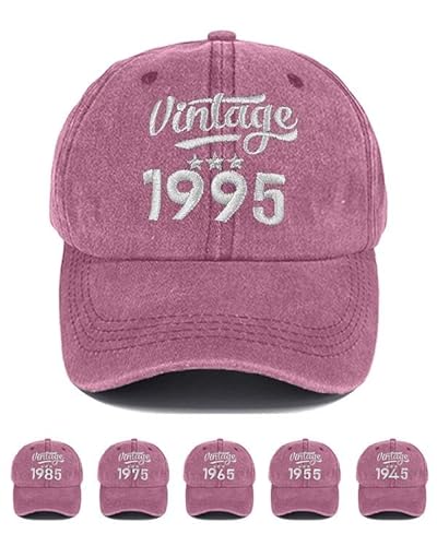 Yutdeng Baseball Cap Herren Baseballkappe Geburtstagsgeschenk für Männer Mütze Sommer Kappe Sport Basecap Trucker Cap Schildmütze Schildkappe Opa Vater Geschenk Mann Geburtstag,Weinrot,1995 Yutdeng Baseball Cap Herren Baseballkappe Geburtstagsgeschenk für Männer Mütze Sommer Kappe Sport Basecap Trucker Cap Schildmütze Schildkappe Opa Vater Geschenk Mann Geburtstag,Weinrot,1995 von Yutdeng