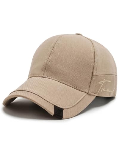 Yutdeng Baseball Cap Herren Sommer Cap Unisex Trucker Cap Baseballkappe Damen Verstellbare Outdoor Running Sport Caps Schildmütze Golf Cap Tennis Cap Schirmkappe Herren Sonnenkappe,Beige von Yutdeng