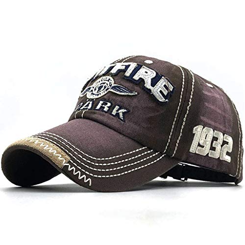 Yutdeng Baseball Cap Retro Unisex Basecap Distressed Baseball Kappe Outdoor Hut für Männer und Frauen Hip Hop Einstellbare Freizeit Mütze Baseballmütze von Yutdeng