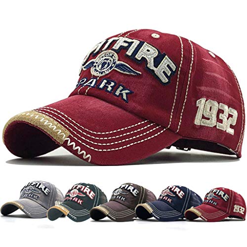 Yutdeng Baseball Cap Retro Unisex Basecap Distressed Baseball Kappe Outdoor Hut für Männer und Frauen Hip Hop Einstellbare Freizeit Mütze Baseballmütze Yutdeng Baseball Cap Retro Unisex Basecap Distressed Baseball Kappe Outdoor Hut für Männer und Frauen Hip Hop Einstellbare Freizeit Mütze Baseballmütze von Yutdeng