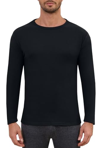 Yutdeng Langarmshirt Herren Thermounterwäsche Unterwäsche Thermo Unterhemd Langarm Oberteil Männer Atmungsaktiv Thermounterhemd Thermoshirt T-Shirts Base Layer Top Thermooberteil Funktionsunterwäsche von Yutdeng
