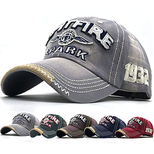 Yutdeng Basecap Herren Damen Vintage Baseball Cap Sommer Outdoor Kappe Unisex Trucker Cap Schirmmütze Baseballmütze Baseballkappe von Yutdeng