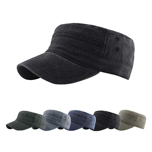 Yutdeng Retro Baseball Cap Unisex Kappe Verstellbare Baseballmütze Atmungsaktiv Baseballkappe Baumwolle Hut Verstellbar Mütze Sommer Sportkappe Reise Outdoor von Yutdeng