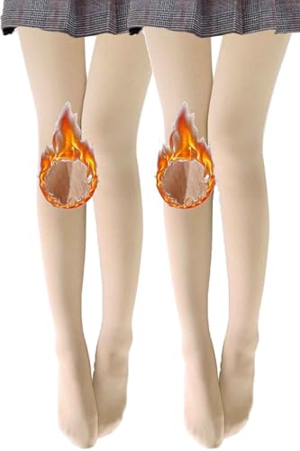 Yutdeng Thermo Strumpfhose Damen Strumpfhosen Damen Winter Gefütterte Strumpfhose Blickdichte Thermostrumpfhose Stützstrumpfhose Fleece Tights Warm Pantyhose Feinsrumpfhose Leggins Plüschstrümpfe 160g von Yutdeng