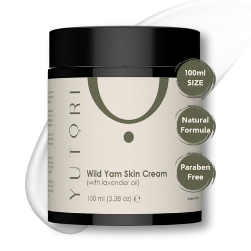 Wild Yam Hautcreme Hormonbalance für Frauen und Männer mit Lavendelöl, Aloe Vera und Ringelblumenöl – Natürliche Creme für die Wechseljahre | 100ml Wild Yam Hautcreme Hormonbalance für Frauen und Männer mit Lavendelöl, Aloe Vera und Ringelblumenöl – Natürliche Creme für die Wechseljahre | 100ml von Yutori