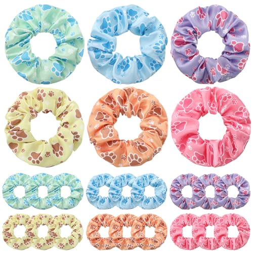 Yuxung Haargummis mit Hundepfotenabdruck, bunt, mit Pfotenabdruck, elastische Haargummis und Krawatten, Pferdeschwanz-Halter, Haar-Accessoires für Frauen, Hunde-Party, Geburtstagsgeschenk, 6 Farben, Yuxung Haargummis mit Hundepfotenabdruck, bunt, mit Pfotenabdruck, elastische Haargummis und Krawatten, Pferdeschwanz-Halter, Haar-Accessoires für Frauen, Hunde-Party, Geburtstagsgeschenk, 6 Farben, von Yuxung