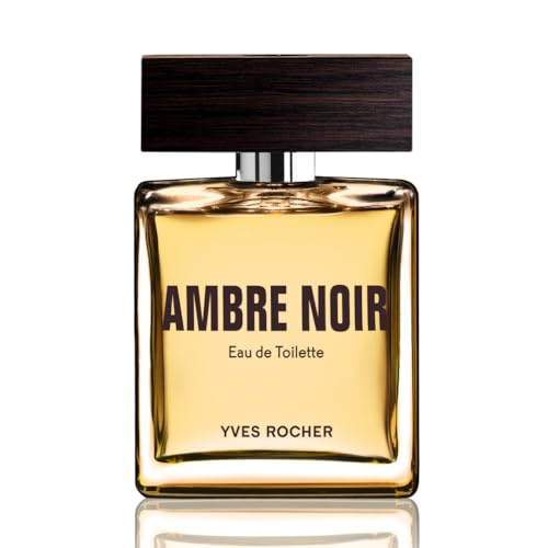 Yves Rocher AMBRE NOIR Eau de Toilette, Parfüm für Herren, sinnlich-eleganter Duft, Geschenkidee für Männer,1 x Zerstäuber 50 ml von Yves Rocher