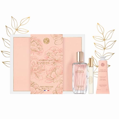 Yves Rocher COMME UNE EVIDENCE Eau de Parfum Damen 50 ml | Parfüm mit einem blumigen grünen Duft und Chypre-Noten | elegante Geschenke für Frauen mit ätherischen Ölen (90ml) von Yves Rocher