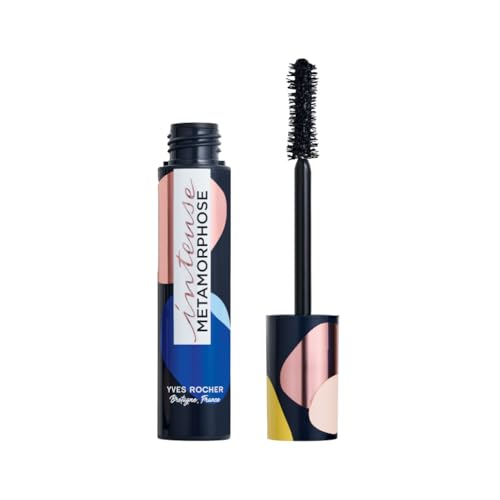 Yves Rocher COULEURS NATURE Mascara Intense Metamorphose Noir 7.8 ml | Wimperntusche für volle Wimpern und schöne Augen | intensives Schwarz & 24 Stunden Halt von Yves Rocher