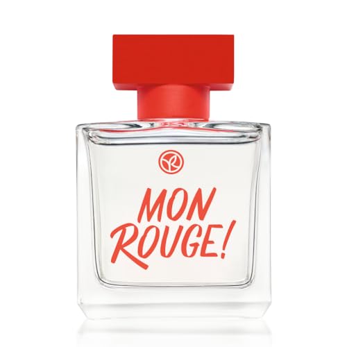 Yves Rocher MON ROUGE! Eau de Parfum Mon Rouge, sinnlich-holziger Duft mit Patchouli, 1 x Zerstäuber 50 ml von Yves Rocher