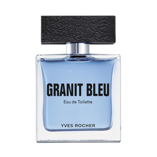 Yves Rocher GRANIT BLEU Eau de Toilette - Marin-Holziger Duft für Herren - Bergamotte und Bretonische Alge - Parfum mit Noten von Sandvetiver - Inspiriert von der Kraft des Ozeans - 50 ml von Yves Rocher