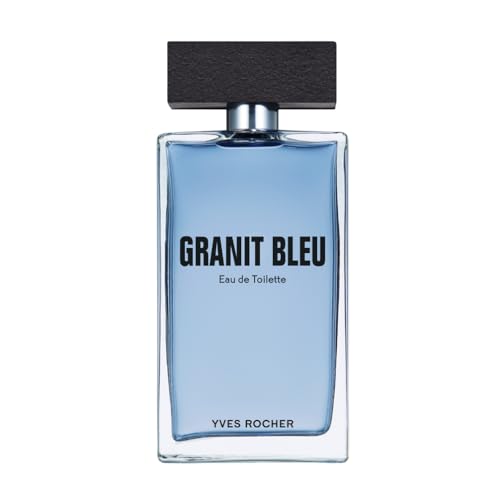 Yves Rocher GRANIT BLEU Eau de Toilette - Marin-Holziger Duft für Herren - Bergamotte und Bretonische Alge - Parfum mit Noten von Sandvetiver - Inspiriert von der Kraft des Ozeans - 100 ml von Yves Rocher