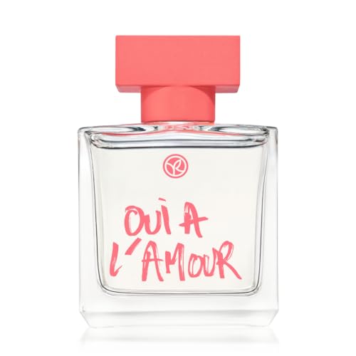Yves Rocher OUI À L'AMOUR - Eau de Parfum - Frisch und strahlend mit Engelwurz, Rose und Zedernholz - Prickelnder Duft - 50 ml von Yves Rocher