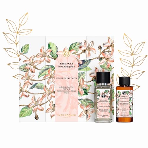 Yves Rocher Tendres Instants - ESSENCES BOTANIQUES - Geschenkset Parfum – Ein Ausflug in die Gelassenheit – Eau de Parfum 50ml & Massageöl 50ml von Yves Rocher