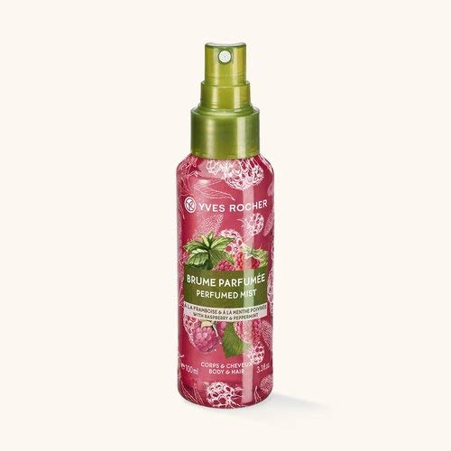 Yves Rocher Vegan Perfumed Mist Body & Hair Raspberry Peppermint 100ml von Yves Rocher