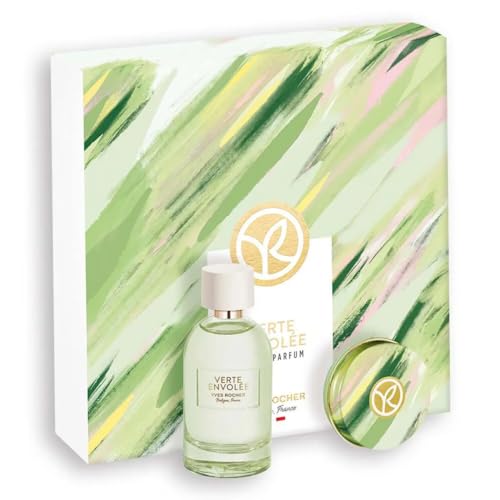 Yves Rocher Verte Envolée Geschenkset - Flüssiges Parfüm 30ml & Fester Parfümduft | Zitrone und Bergamotte… von Yves Rocher