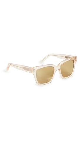 SAINT LAURENT Unisex SL 507-005 54 Acetate Sunglasses, Yellow-Yellow-Green von Yves Saint Laurent