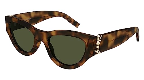 Saint Laurent SL M94 Havana/Green 53/20/145 Damen Sonnenbrillen von Yves Saint Laurent